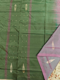 Chinnalampattu Saree-Pink with Green