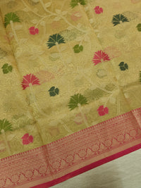 Kora Tissue Saree -Gold