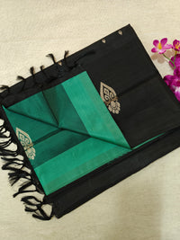 Chinnalampattu Saree-Green with Black