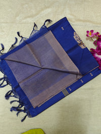Chinnalampattu Saree- Blue with Blue