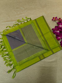 Chinnalampattu Saree- Blue With Green