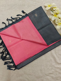 Chinnalampattu Saree- Pink with Grey