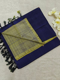 Chinnalampattu Saree - Dual Shade off Green with Blue