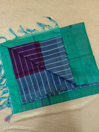 Chinnalampattu Saree - Purple with Sea Green