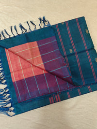 Chinnalampattu Saree -Peach with Black