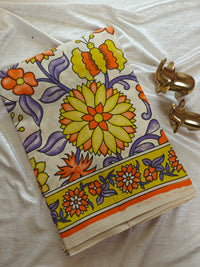 Cotton Kalamkari Saree - Multi Shade