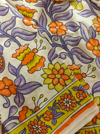 Cotton Kalamkari Saree - Multi Shade