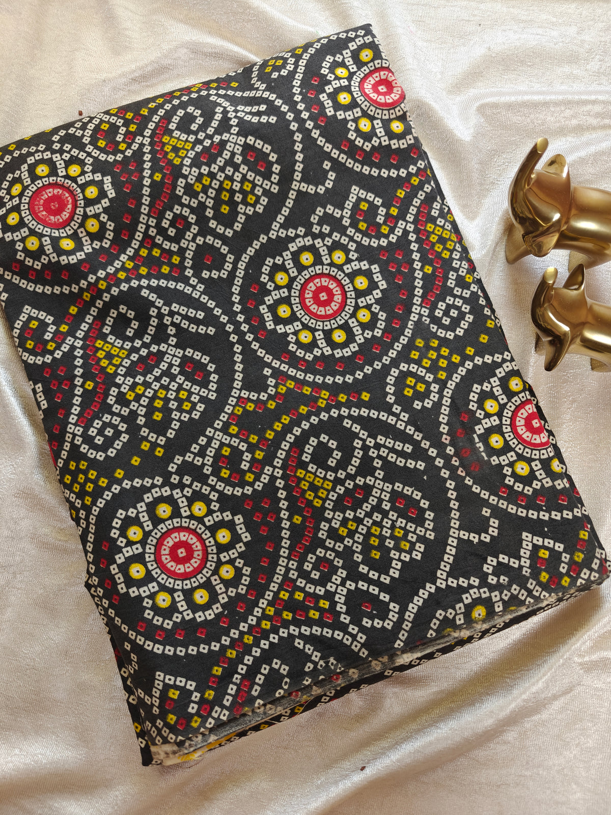 Cotton Kalamkari Saree - Black