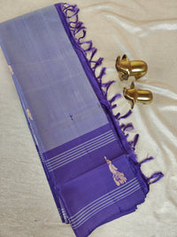 Chinnalampattu Saree -Blue  with Blue