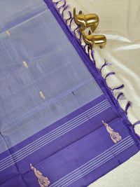 Chinnalampattu Saree -Blue  with Blue