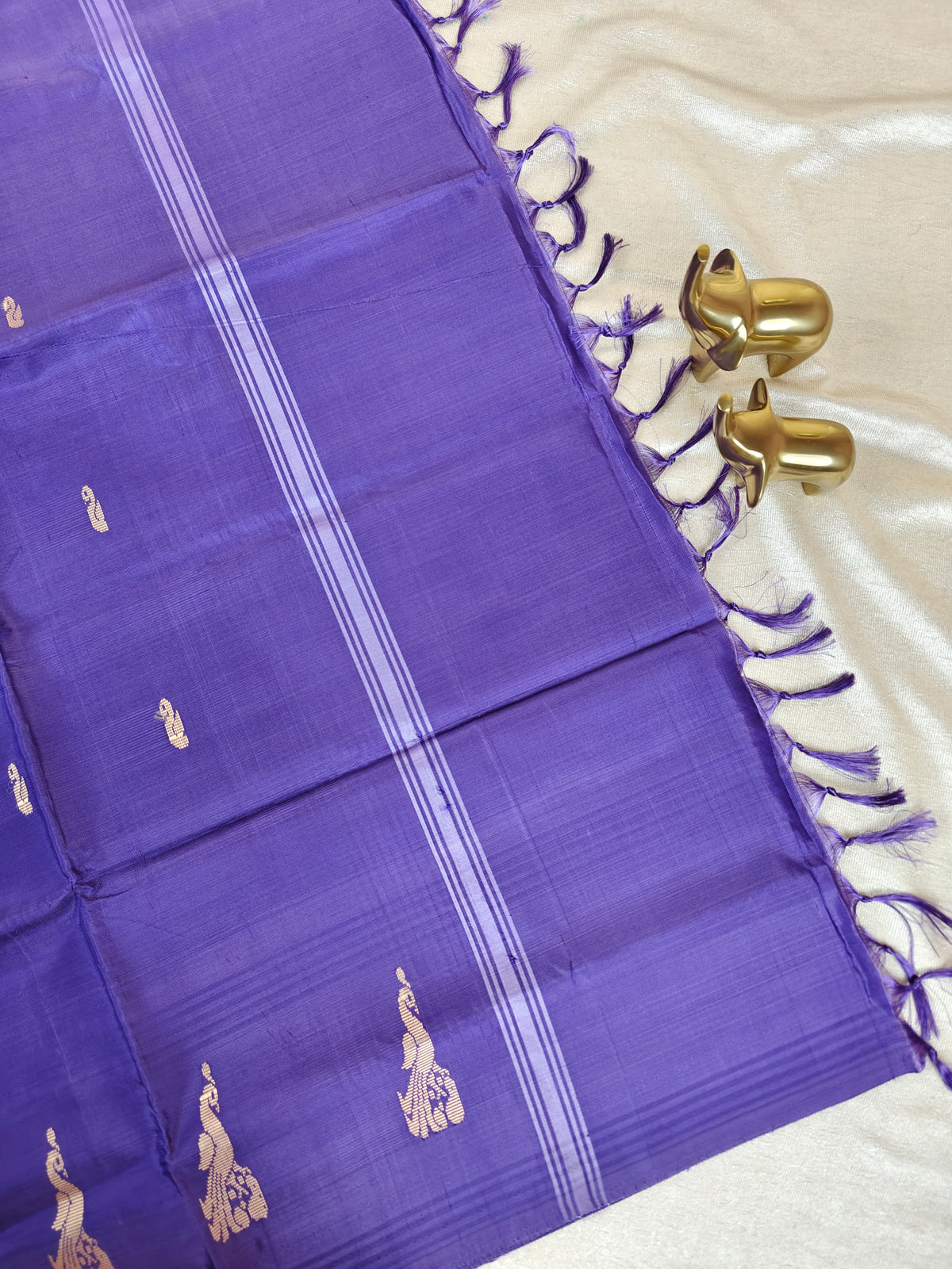 Chinnalampattu Saree -Blue  with Blue