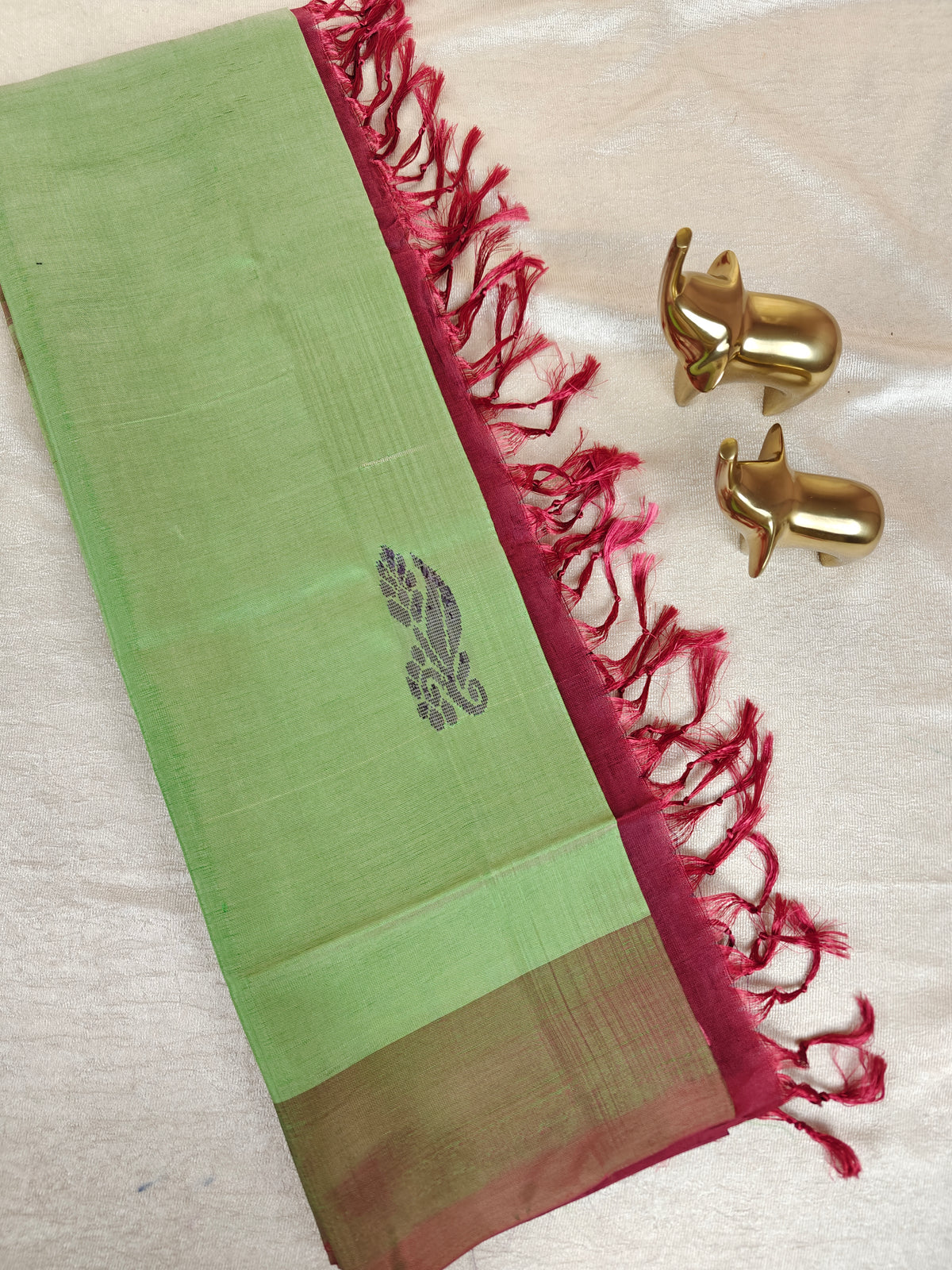 Chinnalampattu Saree- Purple with Blue