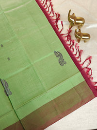 Chinnalampattu Saree- Purple with Blue