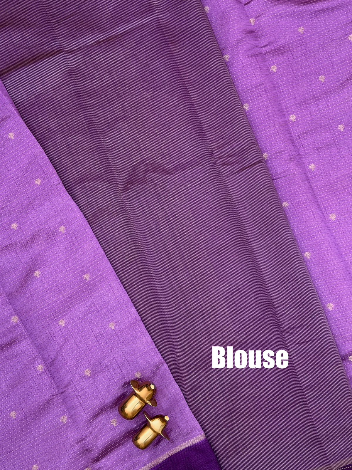 Georgette Silk Saree - Lavender with Purple