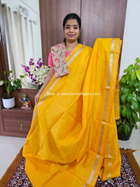 Mangalagiri Silk Cotton - Mango Yellow