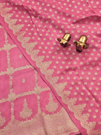 Exclusive Designer Silk Sarees - Pink