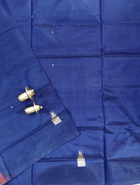 Chinnalampattu Saree - Dark Blue with Red