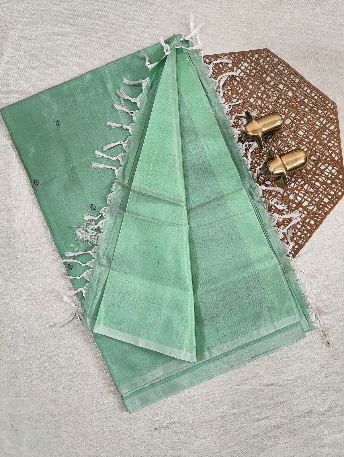 Chinnalampattu Saree - Pastel Green
