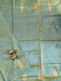 Chinnalampattu Saree - Dual Shade Of Yellowish Green