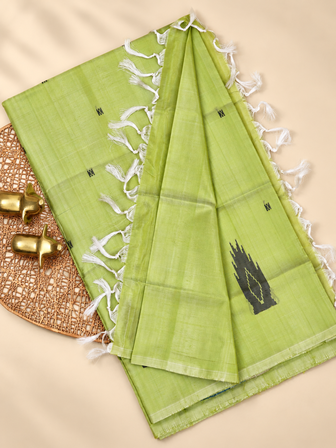 Chinnalampattu Saree -  Monochrome Green