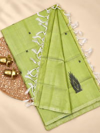 Chinnalampattu Saree -  Monochrome Green