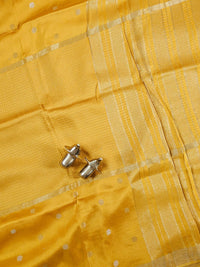Semi Mysore Crepe Silk Saree - Yellow