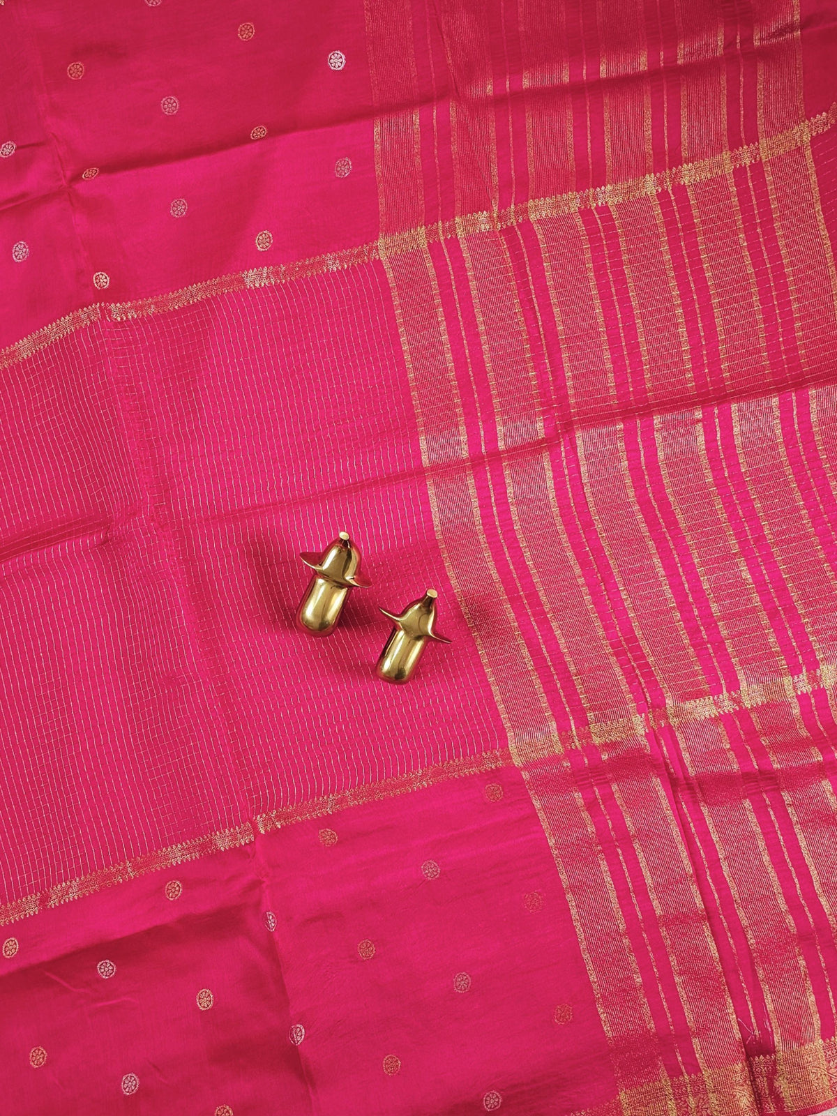 Semi Mysore Crepe Silk Saree - Pink