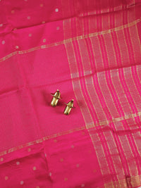 Semi Mysore Crepe Silk Saree - Pink