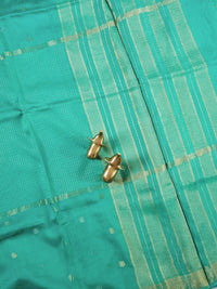 Semi Mysore Crepe Silk Saree - Sea Green