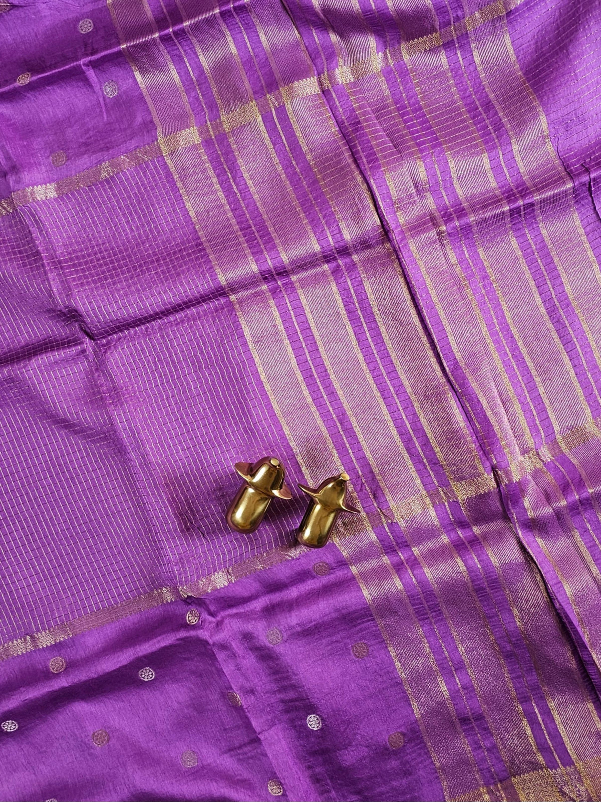 Semi Mysore Crepe Silk Saree - Lavender