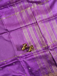 Semi Mysore Crepe Silk Saree - Lavender