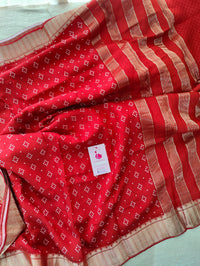 Semi Moonga Silk Saree - Red